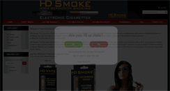 Desktop Screenshot of hdsmoke.com